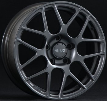 25 999 р. Кованый диск Slik premium R17x7.5 Графит глянцевый (GM) 7.5x17   (Цвет: GM)  с доставкой в г. Кемерово. Увеличить фотографию 1