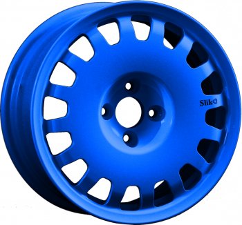15 249 р. Кованый диск Slik Sport 6.5x15 (Candy синий) 6.5x15/4-5x98-120 D54.1-72.6   (Цвет: Candy синий)  с доставкой в г. Кемерово. Увеличить фотографию 1