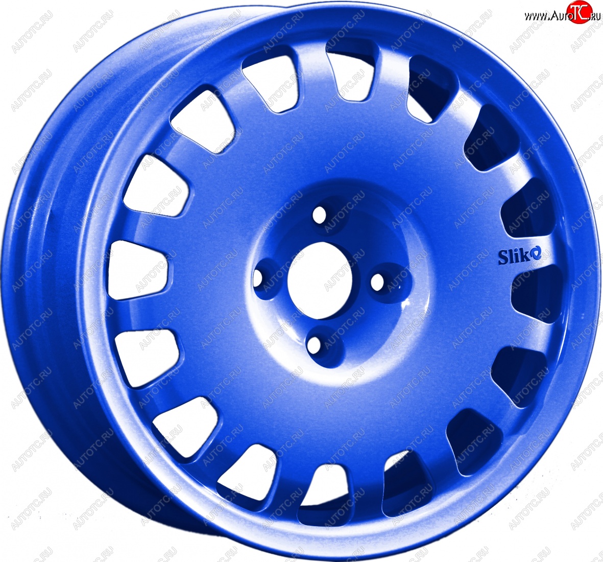 15 249 р. Кованый диск Slik Sport 6.5x15 (Синий) 6.5x15/4-5x98-120 D54.1-72.6   (Цвет: Синий)  с доставкой в г. Кемерово