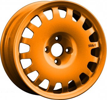 Кованый диск Slik Sport 6.5x15 (Candy медно-оранжевый глянцевый) 6.5x15/4-5x98-120 D54.1-72.6  (Цвет: Candy медно-оранжевый глянцевый)