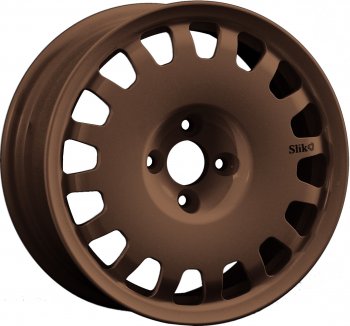 Кованый диск Slik Sport 6.5x15 (Металлик бронза) 6.5x15/4-5x98-120 D54.1-72.6  (Цвет: Металлик бронза)