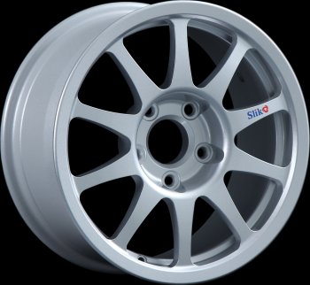 23 399 р. Кованый диск Slik Sport 7x15 (Серебристый светлый)   (Цвет: Серебристый светлый)  с доставкой в г. Кемерово. Увеличить фотографию 1