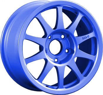 24 899 р. Кованый диск Slik Sport 7x15 (Синий)   (Цвет: Синий)  с доставкой в г. Кемерово. Увеличить фотографию 1
