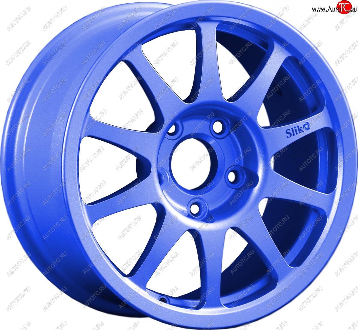 24 899 р. Кованый диск Slik Sport 7x15 (Синий)   (Цвет: Синий)  с доставкой в г. Кемерово