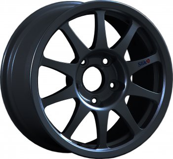 Кованый диск Slik Sport 7x15 (Черный глянцевый)  (Цвет: Черный глянцевый)