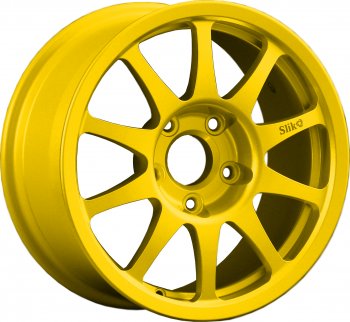 Кованый диск Slik Sport 7x15 (Ярко-желтый RAL 1021)  (Цвет: Ярко-желтый RAL 1021)