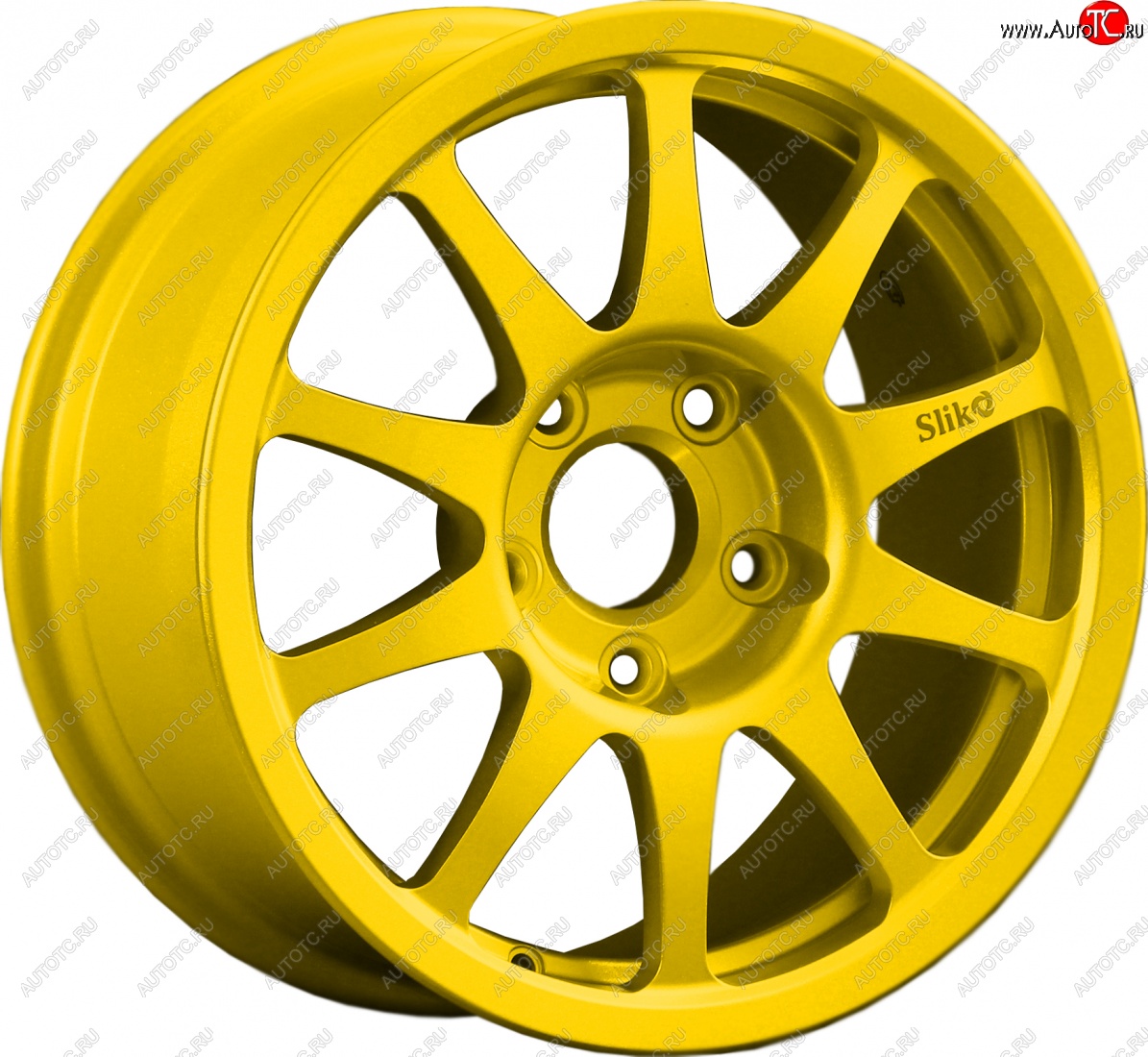 24 899 р. Кованый диск Slik Sport 7x15 (Ярко-желтый RAL 1021)   (Цвет: Ярко-желтый RAL 1021)  с доставкой в г. Кемерово