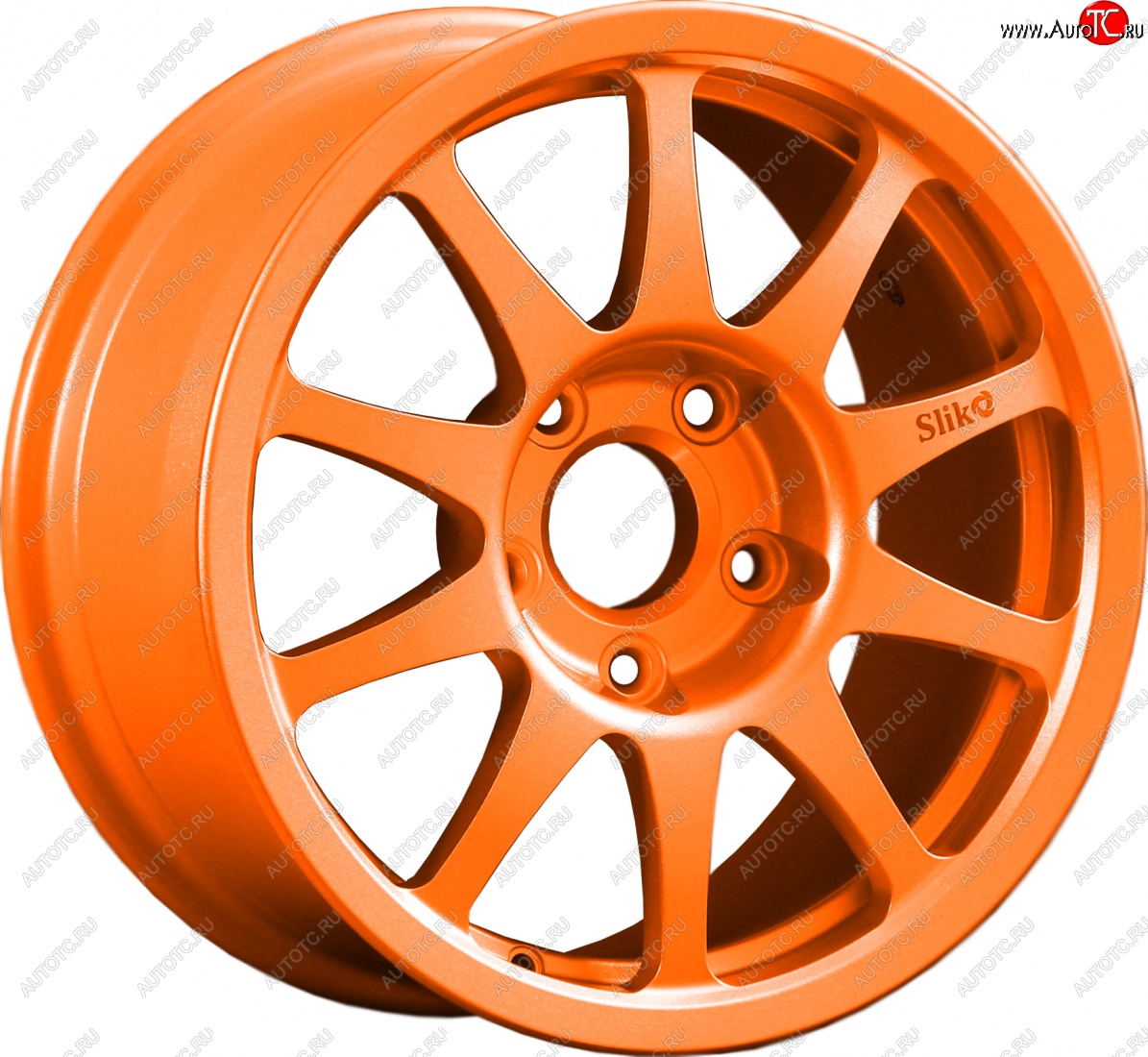 24 899 р. Кованый диск Slik Sport 7x15 (Ярко-оранжевый)   (Цвет: Ярко-оранжевый)  с доставкой в г. Кемерово