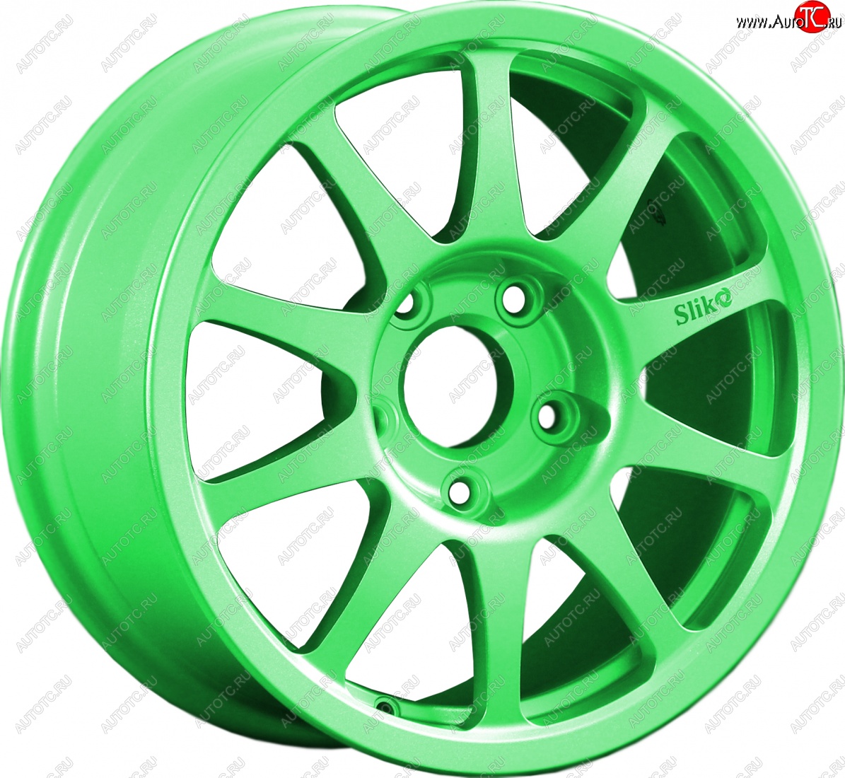 24 899 р. Кованый диск Slik Sport 7x15 (RAL 6038 ярко-зеленый)   (Цвет: RAL 6038 ярко-зеленый)  с доставкой в г. Кемерово