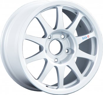23 399 р. Кованый диск Slik Sport 7x15 (Белый)   (Цвет: Белый)  с доставкой в г. Кемерово. Увеличить фотографию 1