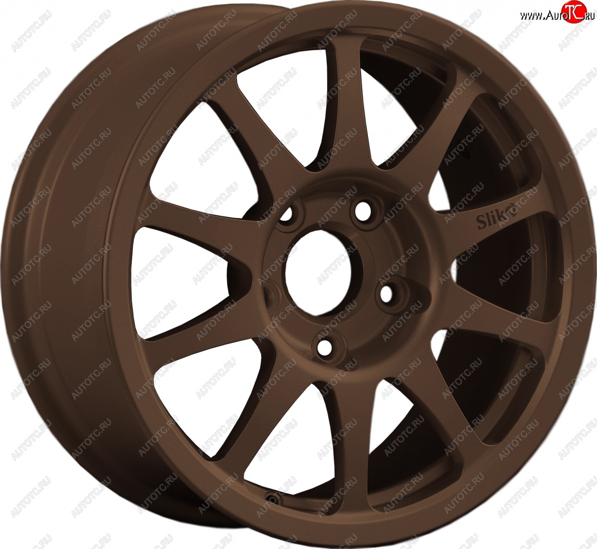 24 899 р. Кованый диск Slik Sport 7x15 (Металлик бронза)   (Цвет: Металлик бронза)  с доставкой в г. Кемерово