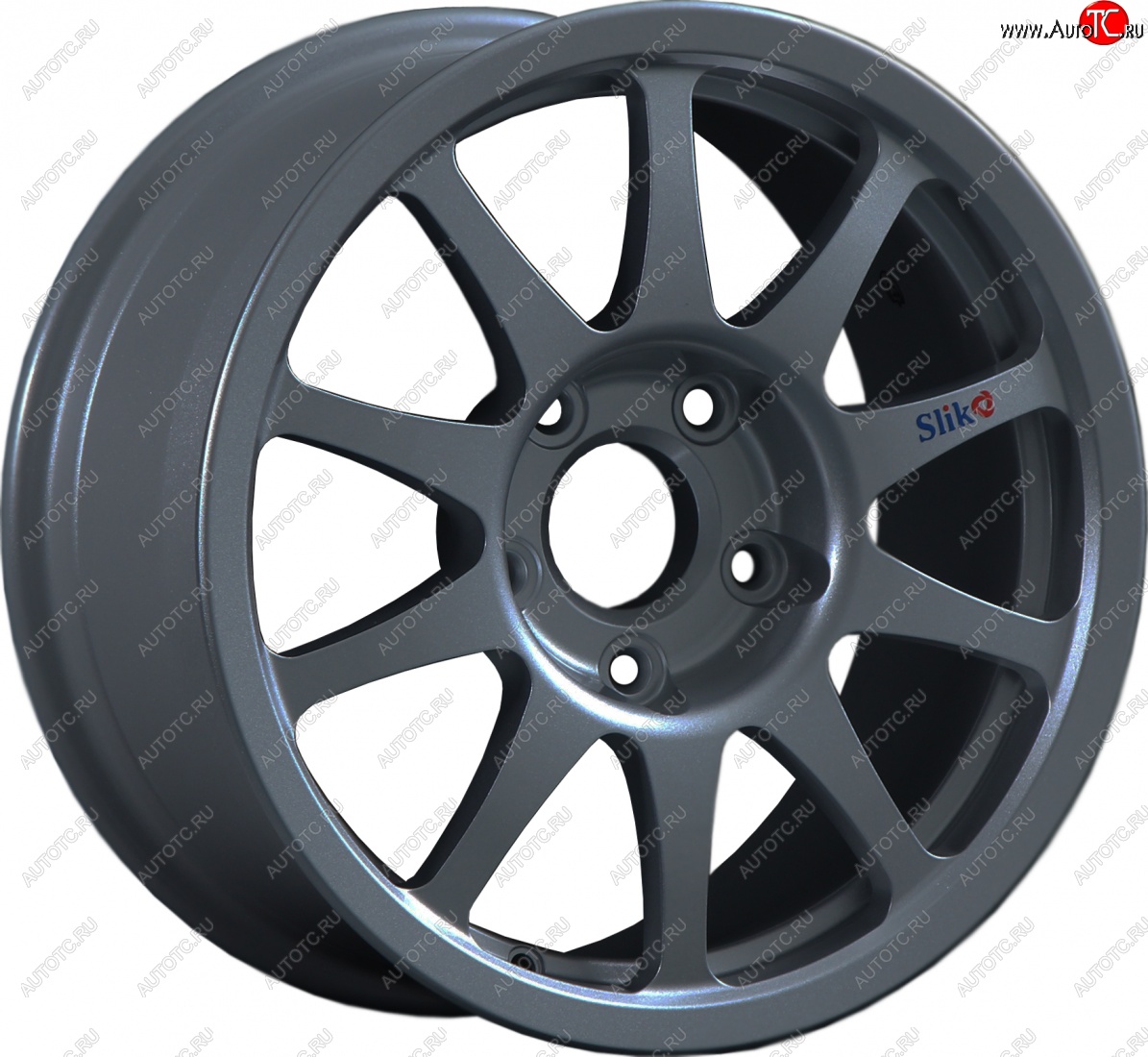 24 899 р. Кованый диск Slik Sport 7x15 (Металлик графит матовый)   (Цвет: Металлик графит матовый)  с доставкой в г. Кемерово