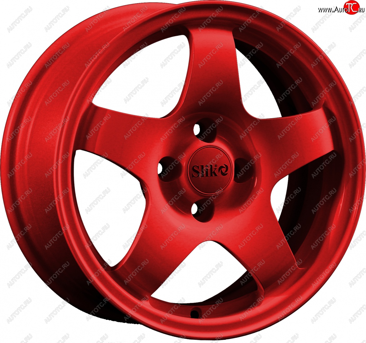 15 249 р. Кованый диск Slik Sport 6.5x15 (Красный)   (Цвет: Красный)  с доставкой в г. Кемерово
