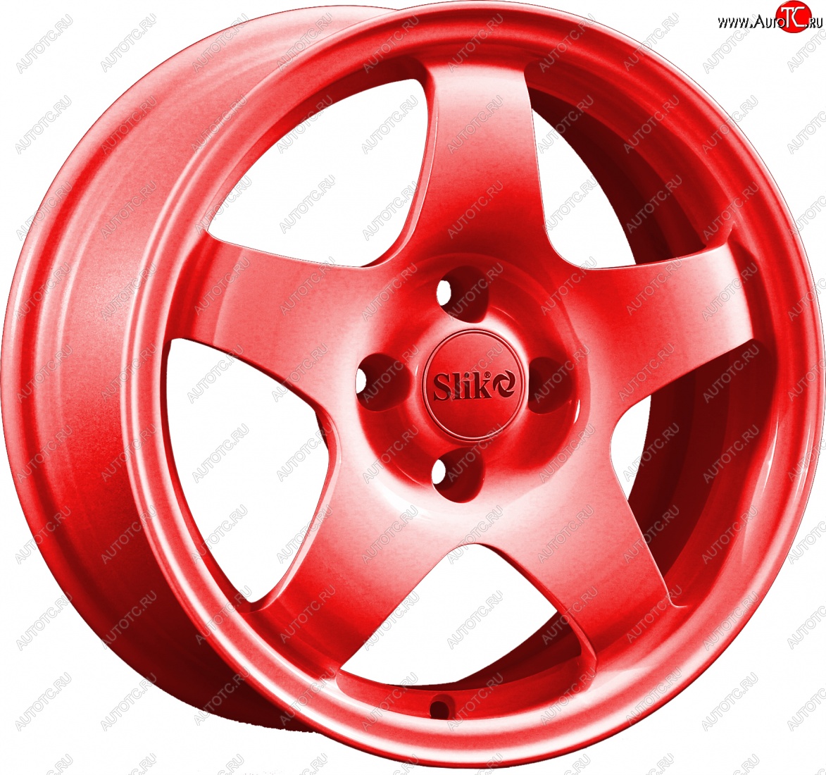 15 249 р. Кованый диск Slik Sport 6.5x15 (Candy алый)   (Цвет: Candy алый)  с доставкой в г. Кемерово