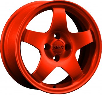 15 249 р. Кованый диск Slik Sport 6.5x15 (Candy красный)   (Цвет: Candy красный)  с доставкой в г. Кемерово. Увеличить фотографию 1