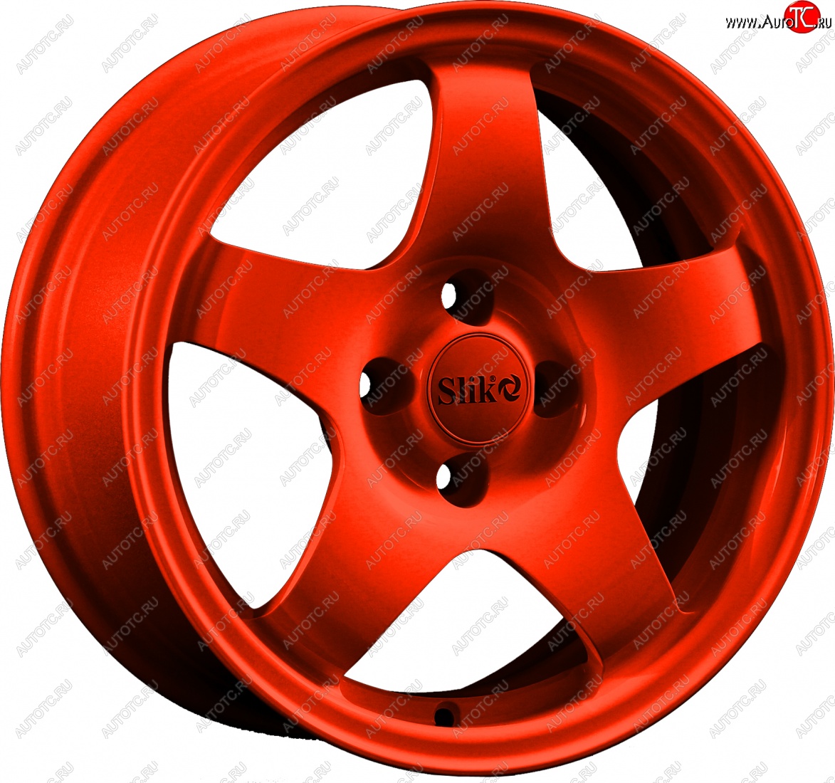 15 249 р. Кованый диск Slik Sport 6.5x15 (Candy красный)   (Цвет: Candy красный)  с доставкой в г. Кемерово