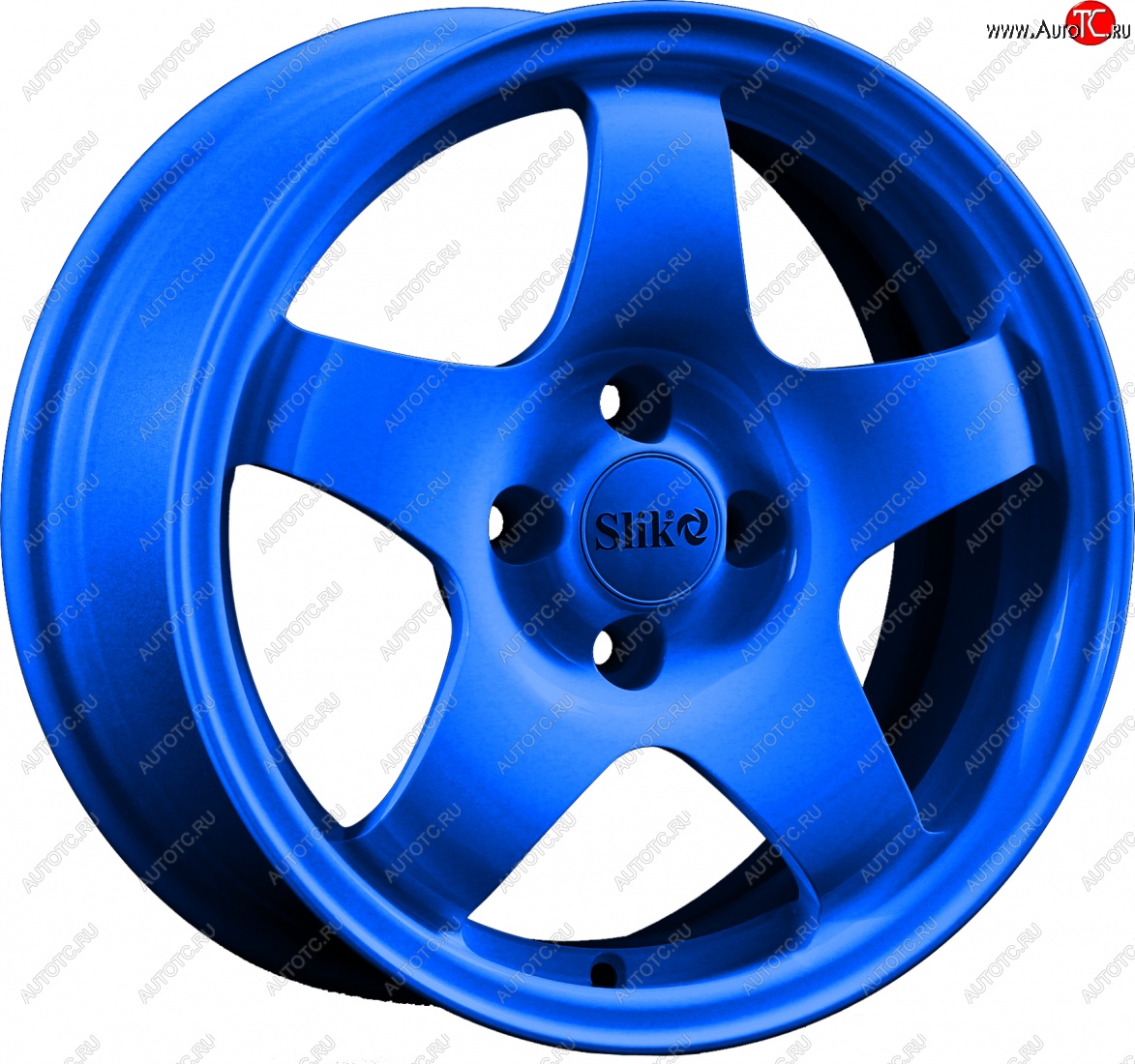 15 249 р. Кованый диск Slik Sport 6.5x15 (Candy синий)   (Цвет: Candy синий)  с доставкой в г. Кемерово