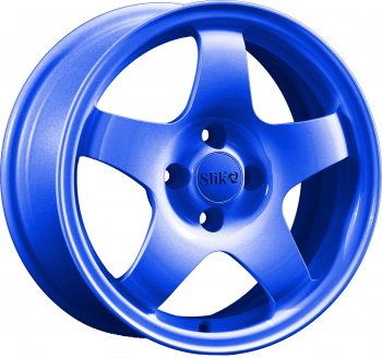 15 249 р. Кованый диск Slik Sport 6.5x15 (Синий)   (Цвет: Синий)  с доставкой в г. Кемерово. Увеличить фотографию 1