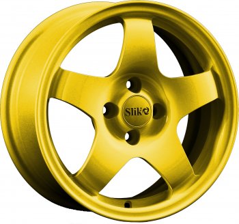 15 249 р. Кованый диск Slik Sport 6.5x15 (Ярко-желтый RAL 1021)   (Цвет: Ярко-желтый RAL 1021)  с доставкой в г. Кемерово. Увеличить фотографию 1