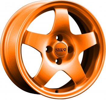 15 249 р. Кованый диск Slik Sport 6.5x15 (Ярко-оранжевый)   (Цвет: Ярко-оранжевый)  с доставкой в г. Кемерово. Увеличить фотографию 1