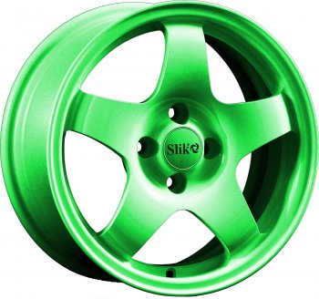 15 249 р. Кованый диск Slik Sport 6.5x15 (RAL 6038 ярко-зеленый)   (Цвет: RAL 6038 ярко-зеленый)  с доставкой в г. Кемерово. Увеличить фотографию 1