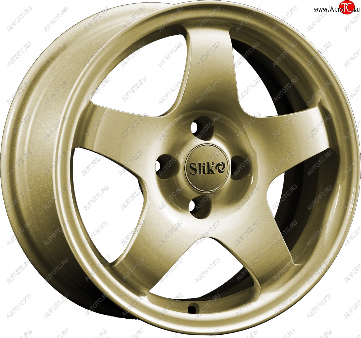 15 249 р. Кованый диск Slik Sport 6.5x15 (Металлик золотой)   (Цвет: Металлик золотой)  с доставкой в г. Кемерово