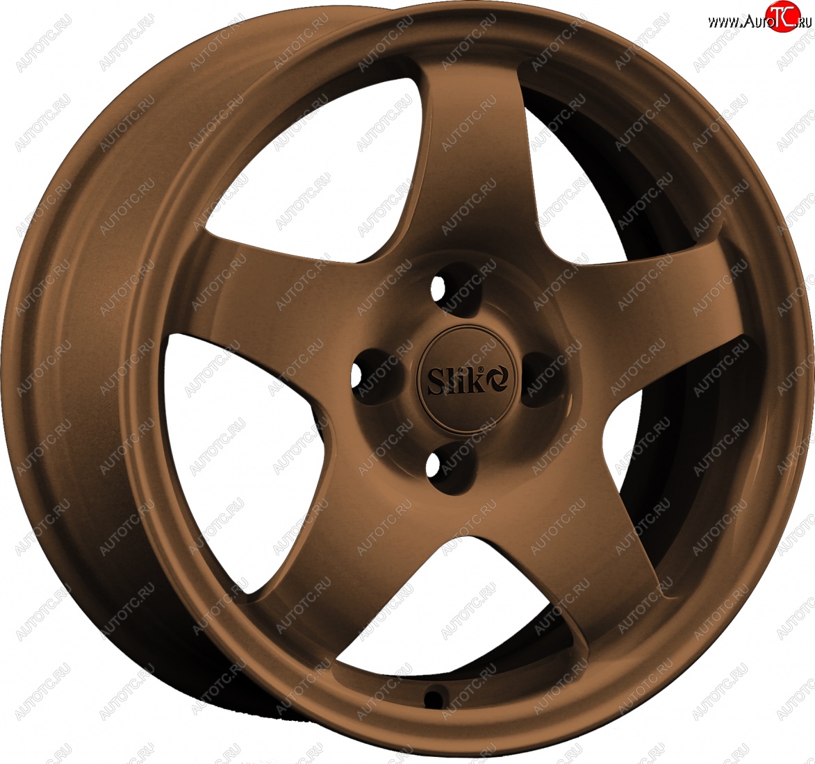 15 249 р. Кованый диск Slik Sport 6.5x15 (Металлик коньячная бронза. Глянец)   (Цвет: Металлик коньячная бронза. Глянец)  с доставкой в г. Кемерово