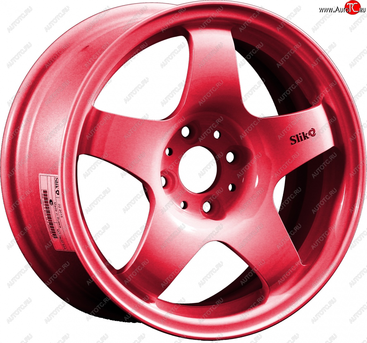 7 899 р. Кованый диск Slik Sport 6.5x15 (Candy рубиновый) 6.5x15/4-5x98-120 D54.1-72.6   (Цвет: Candy рубиновый)  с доставкой в г. Кемерово