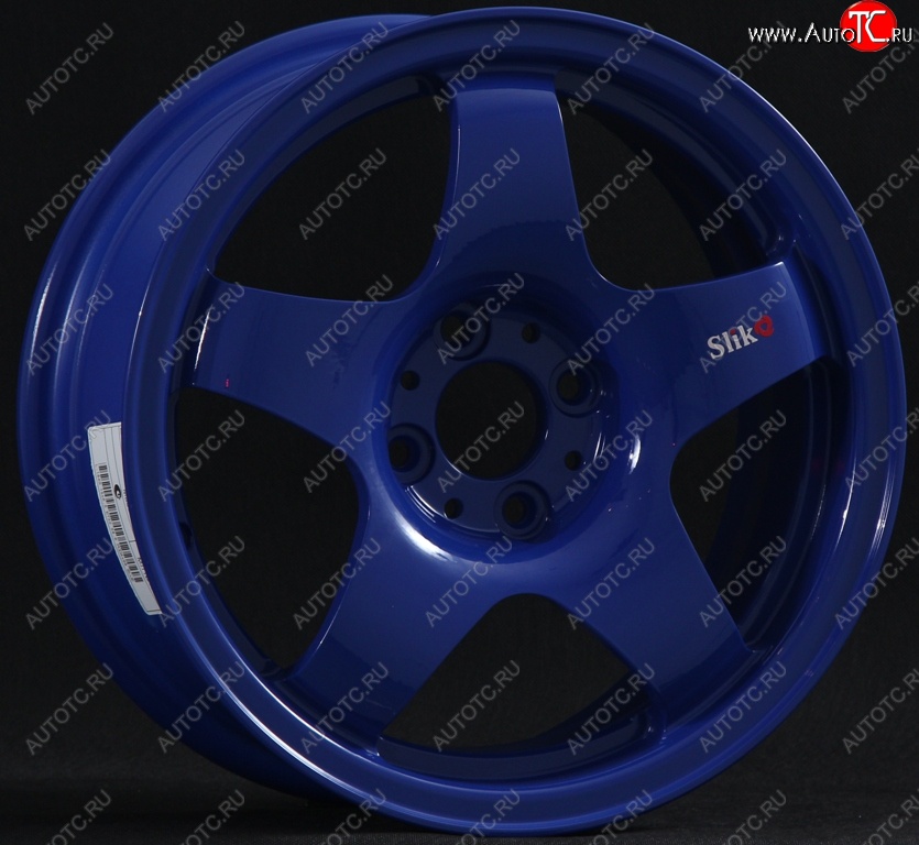 7 899 р. Кованый диск Slik Sport 6.5x15 (Синий) 6.5x15/4-5x98-120 D54.1-72.6   (Цвет: Синий)  с доставкой в г. Кемерово