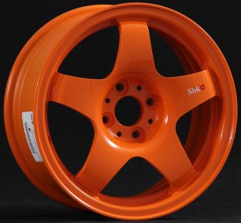 7 899 р. Кованый диск Slik Sport 6.5x15 (Ярко-оранжевый) 6.5x15/4-5x98-120 D54.1-72.6   (Цвет: Ярко-оранжевый)  с доставкой в г. Кемерово. Увеличить фотографию 1