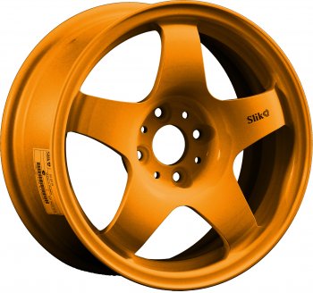 7 899 р. Кованый диск Slik Sport 6.5x15 (Candy медно-оранжевый матовый) 6.5x15/4-5x98-120 D54.1-72.6   (Цвет: Candy медно-оранжевый матовый)  с доставкой в г. Кемерово. Увеличить фотографию 1