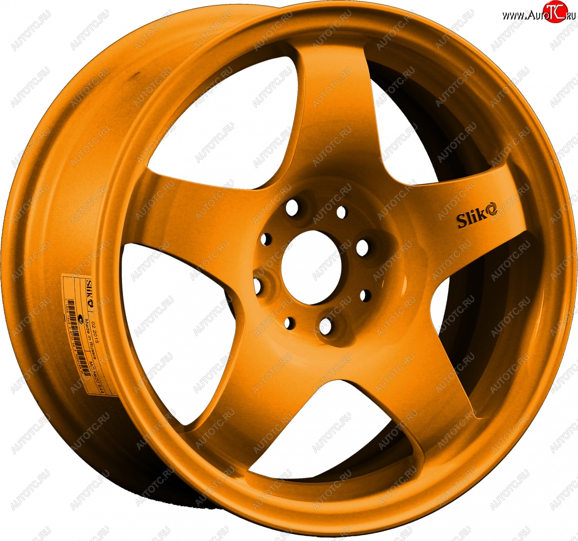 7 899 р. Кованый диск Slik Sport 6.5x15 (Candy медно-оранжевый матовый) 6.5x15/4-5x98-120 D54.1-72.6   (Цвет: Candy медно-оранжевый матовый)  с доставкой в г. Кемерово