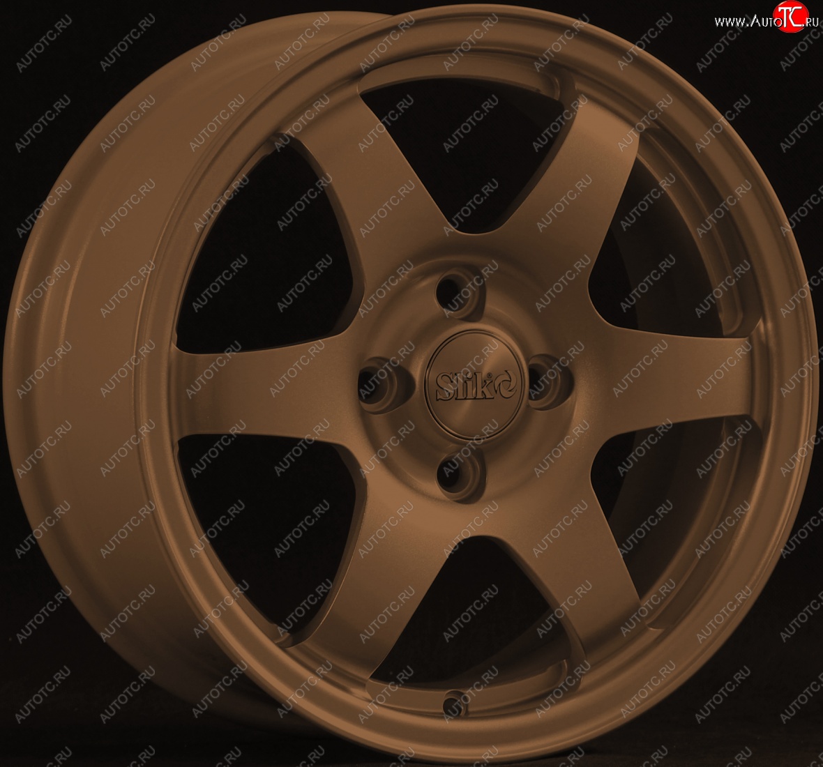 16 949 р. Кованый диск Slik Sport 6.5x15   (Цвет: Металлик коньячная бронза. Глянец)  с доставкой в г. Кемерово