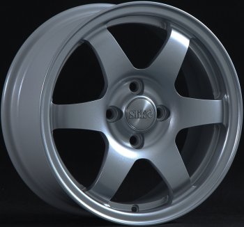 15 249 р. Кованый диск Slik Sport 6.5x15 (Серебристый тёмный)   (Цвет: Серебристый тёмный)  с доставкой в г. Кемерово. Увеличить фотографию 1