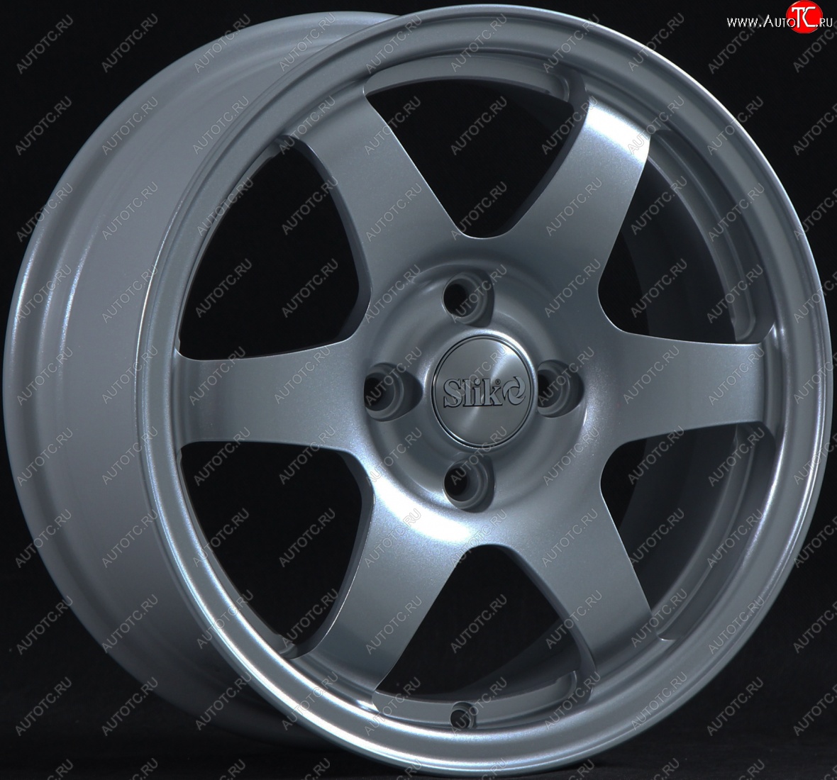 15 249 р. Кованый диск Slik Sport 6.5x15 (Серебристый тёмный)   (Цвет: Серебристый тёмный)  с доставкой в г. Кемерово
