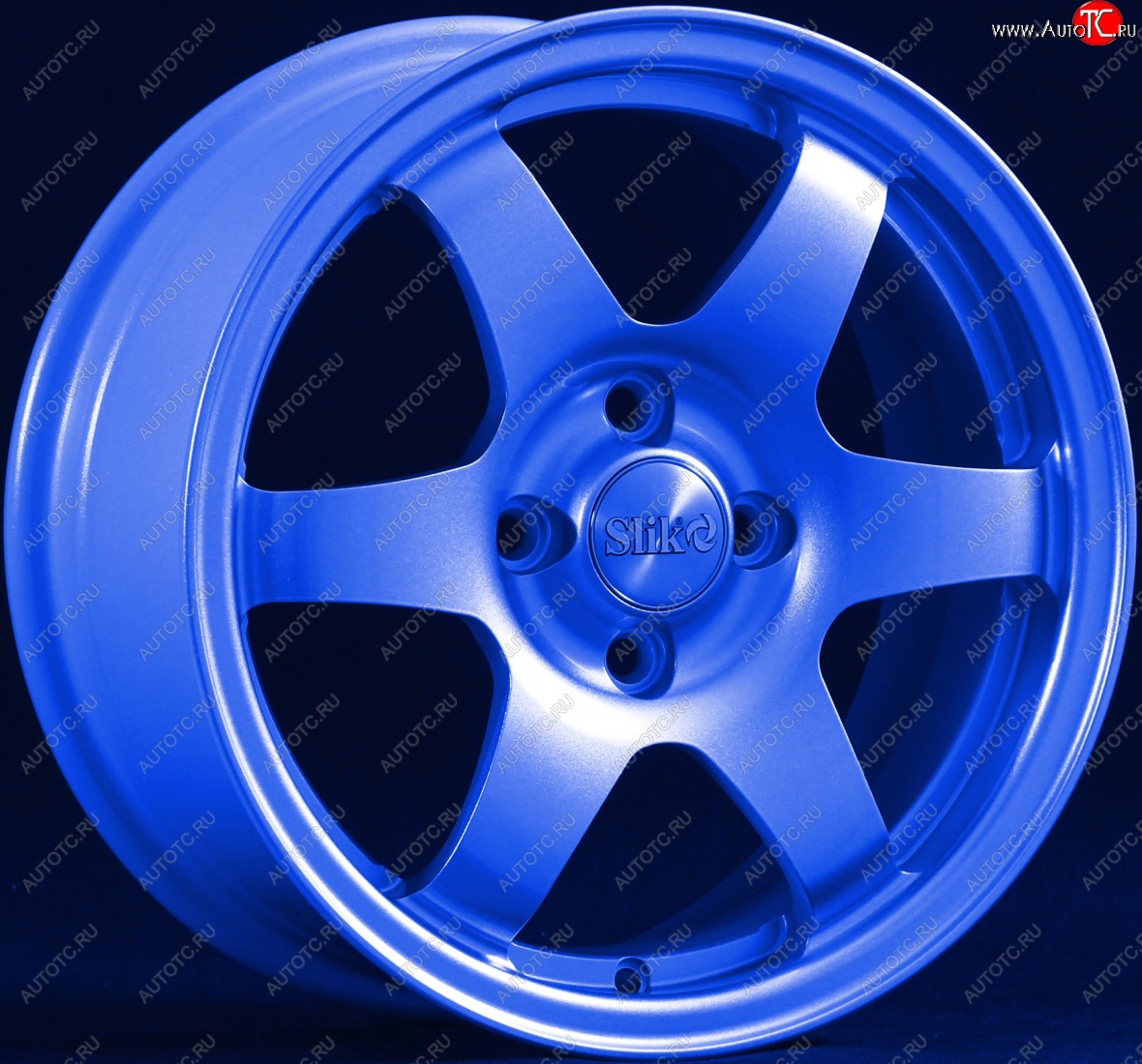 15 249 р. Кованый диск Slik Sport 6.5x15 (Синий)   (Цвет: Синий)  с доставкой в г. Кемерово