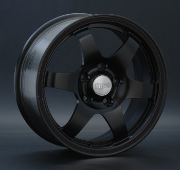 15 249 р. Кованый диск Slik Sport 6.5x15 (Черный матовый)   (Цвет: Черный матовый)  с доставкой в г. Кемерово. Увеличить фотографию 1