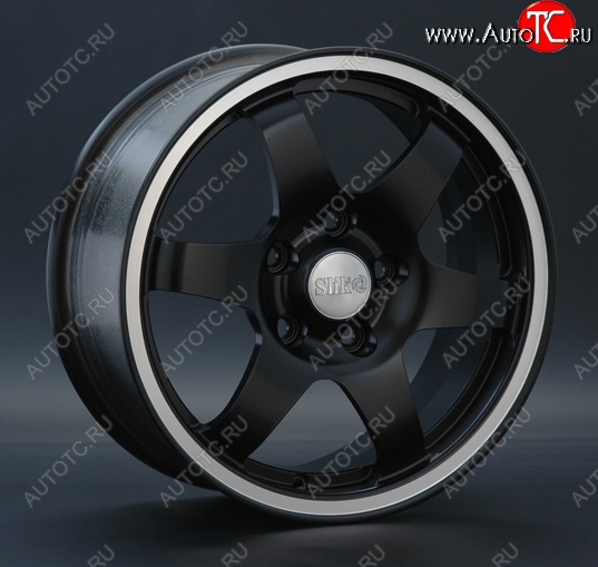 15 249 р. Кованый диск Slik Sport 6.5x15 (Черный матовый с полированым ободом MBL)   (Цвет: Черный матовый с полированным ободом MBL)  с доставкой в г. Кемерово