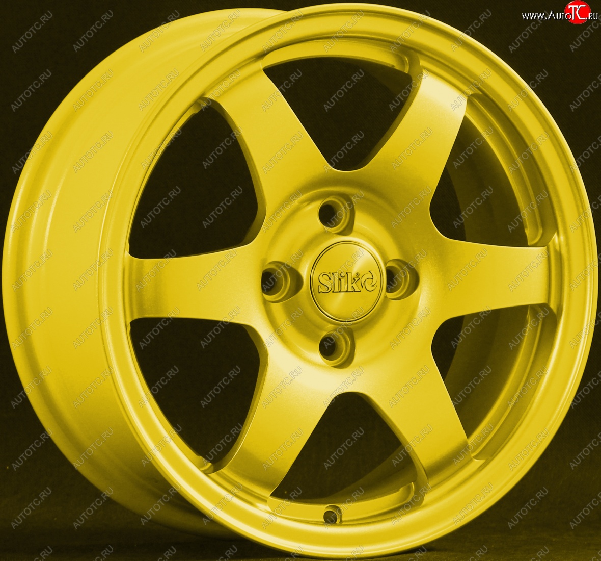 15 249 р. Кованый диск Slik Sport 6.5x15 (Ярко-желтый RAL 1021)   (Цвет: Ярко-желтый RAL 1021)  с доставкой в г. Кемерово