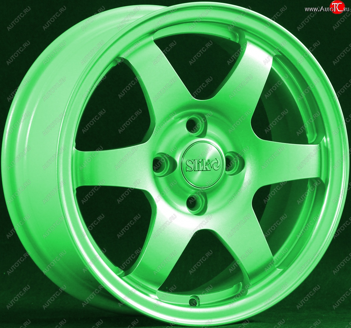 15 249 р. Кованый диск Slik Sport 6.5x15 (RAL 6038 ярко-зеленый)   (Цвет: RAL 6038 ярко-зеленый)  с доставкой в г. Кемерово