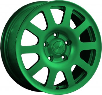 Кованый диск Slik Sport 6.5x16 (Зеленый) Toyota Hilux N80, N90, N100, N110 1-ый рестайлинг (1991-1994) 6x139.7xDIA106.1xET35.0