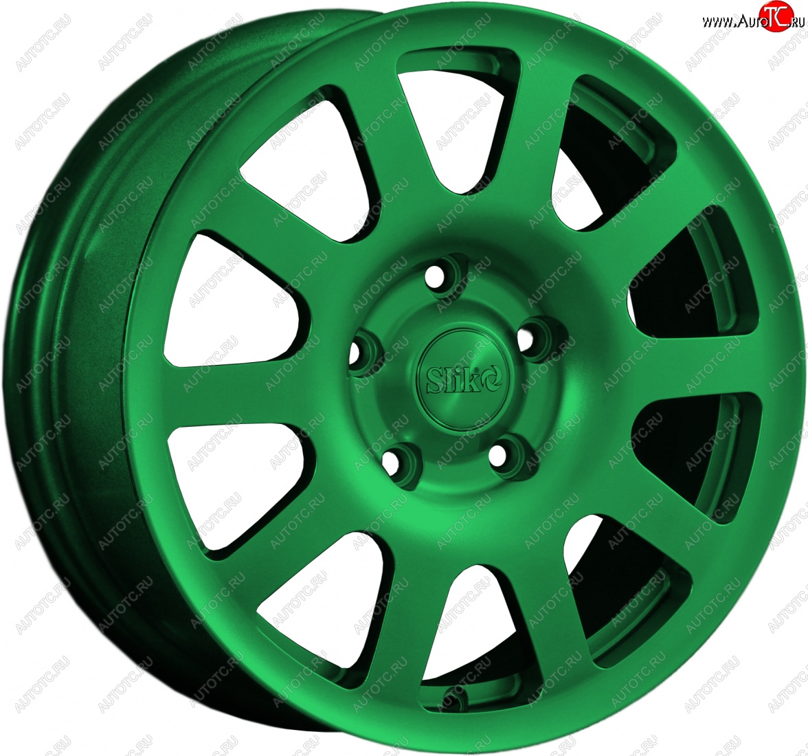 18 999 р. Кованый диск Slik Sport 6.5x16 (Зеленый)   (Цвет: Зеленый)  с доставкой в г. Кемерово