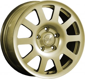 18 999 р. Кованый диск Slik Sport 6.5x16 (Металлик золотой)   (Цвет: Металлик золотой)  с доставкой в г. Кемерово. Увеличить фотографию 1