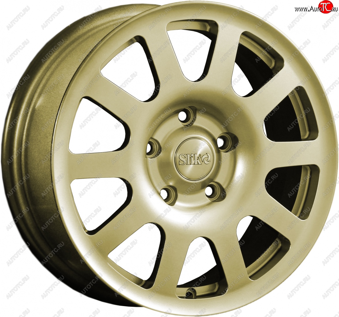 18 999 р. Кованый диск Slik Sport 6.5x16 (Металлик золотой)   (Цвет: Металлик золотой)  с доставкой в г. Кемерово