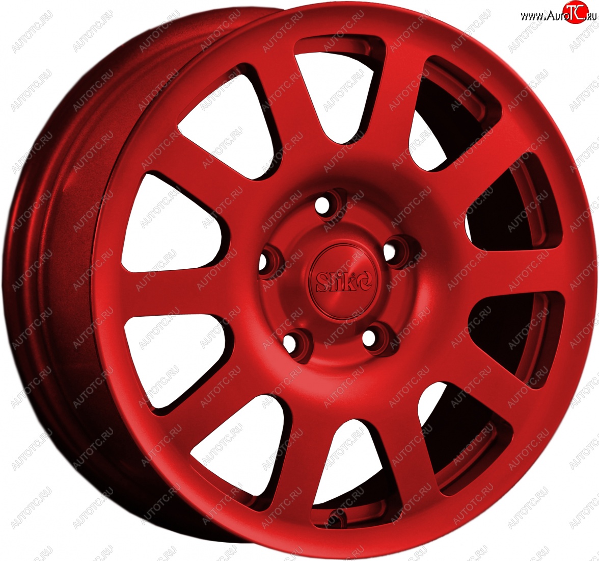 18 999 р. Кованый диск Slik SPORT R16x6.5 Красный (RED) 6.5x16   (Цвет: RED)  с доставкой в г. Кемерово
