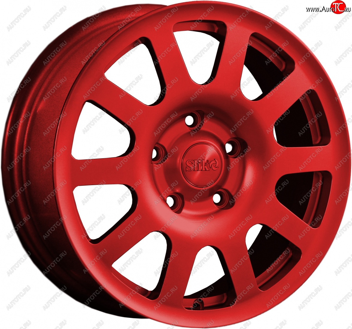 18 999 р. Кованый диск Slik Sport 6.5x16 (Красный)   (Цвет: Красный)  с доставкой в г. Кемерово