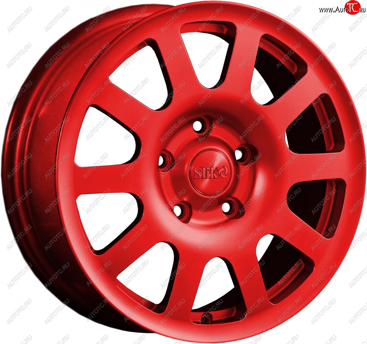 18 999 р. Кованый диск Slik Sport 6.5x16 (Candy красный)   (Цвет: Candy красный)  с доставкой в г. Кемерово