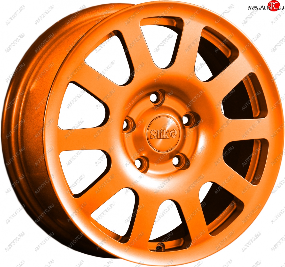 18 999 р. Кованый диск Slik Sport 6.5x16 (Ярко-оранжевый)   (Цвет: Ярко-оранжевый)  с доставкой в г. Кемерово