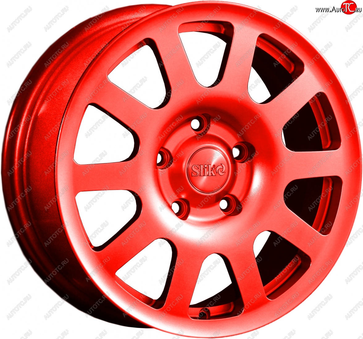 18 999 р. Кованый диск Slik SPORT R16x6.5 RAL 3026 ярко-алый (3026) 6.5x16   (Цвет: 3026)  с доставкой в г. Кемерово