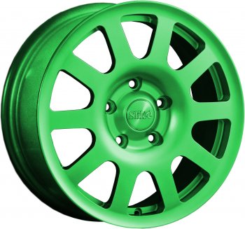 18 999 р. Кованый диск Slik SPORT R16x6.5 RAL 6038 ярко-зеленый (6038) 6.5x16   (Цвет: 6038)  с доставкой в г. Кемерово. Увеличить фотографию 1